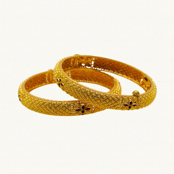 GOLD ANTIQUE BANGELS - BNG50399