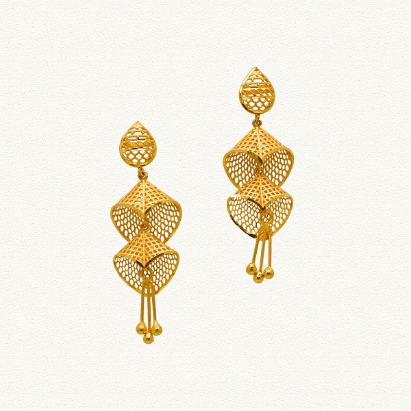 GOLD FANCY EARRINGS - EAR51966