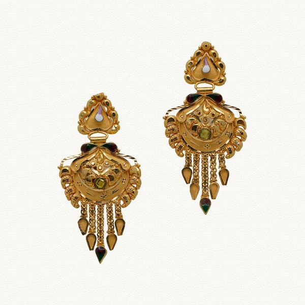 GOLD FANCY EARRINGS - EAR51734