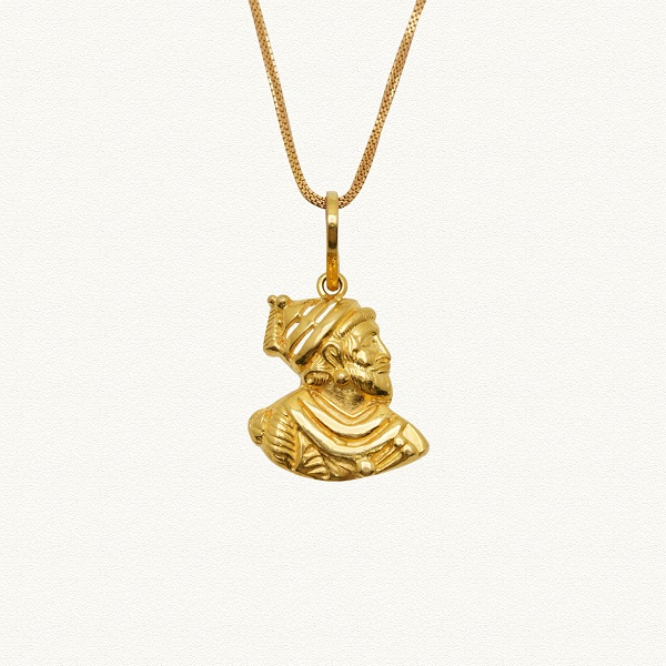 GOLD CHAPLI PENDANT- BD51802