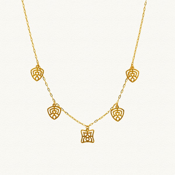 GOLD FANCY NACKLACE - MA15274