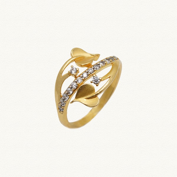 GOLD STONE CASTING LADIES RING - LA53172