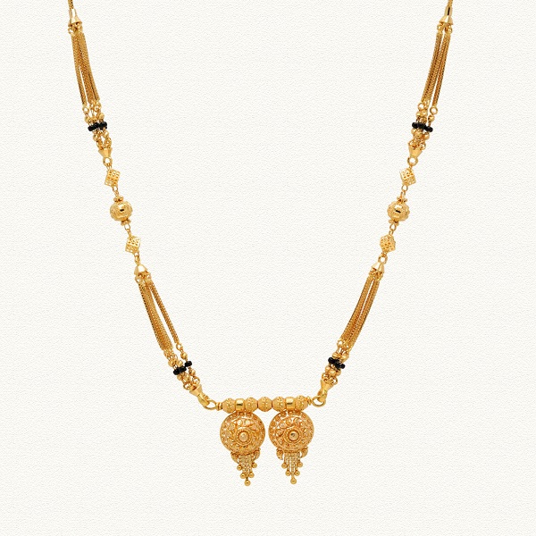 GOLD ANTIQUE LONG GANTHAN - GAN52749