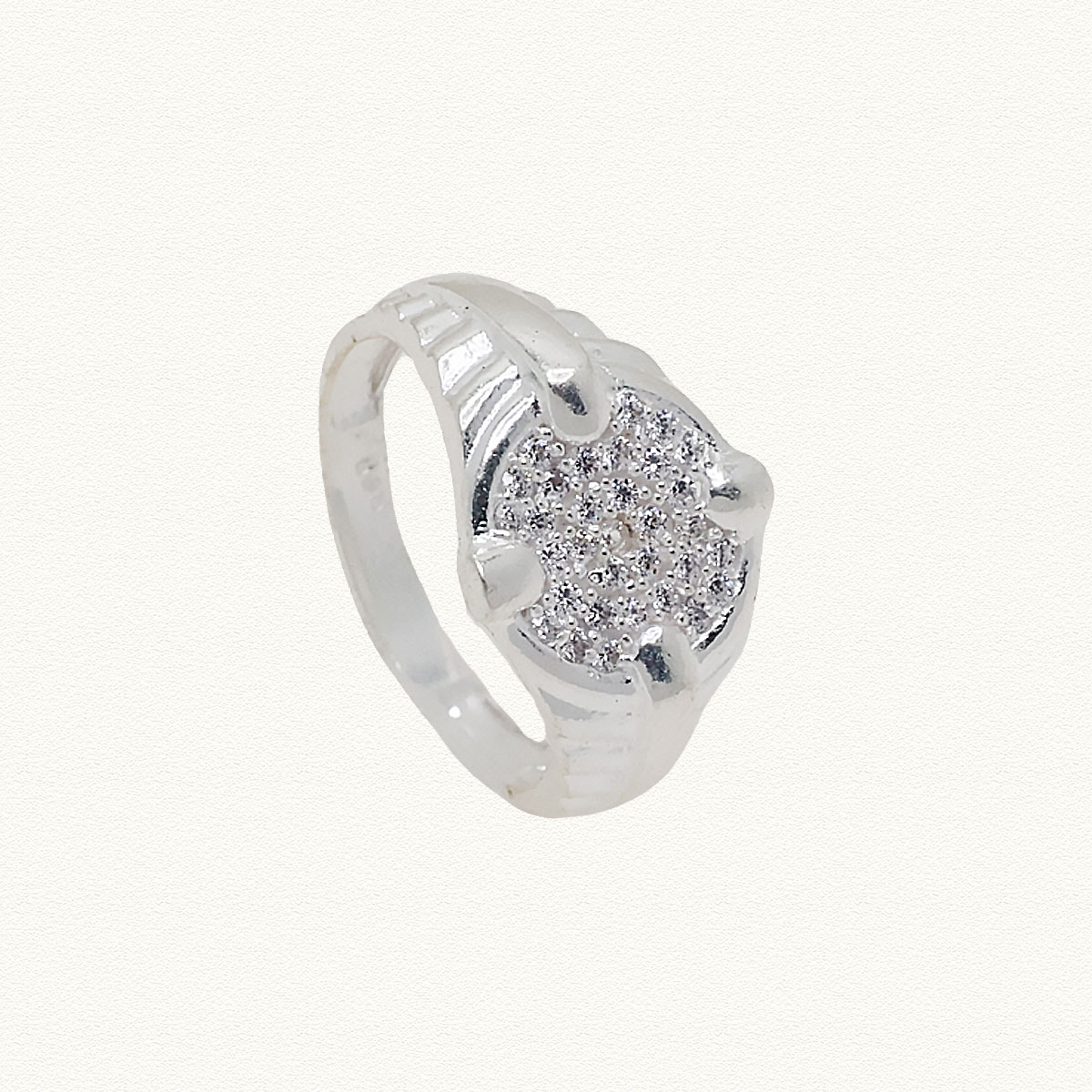 S STONE CASTING GENTS RING - JA71615