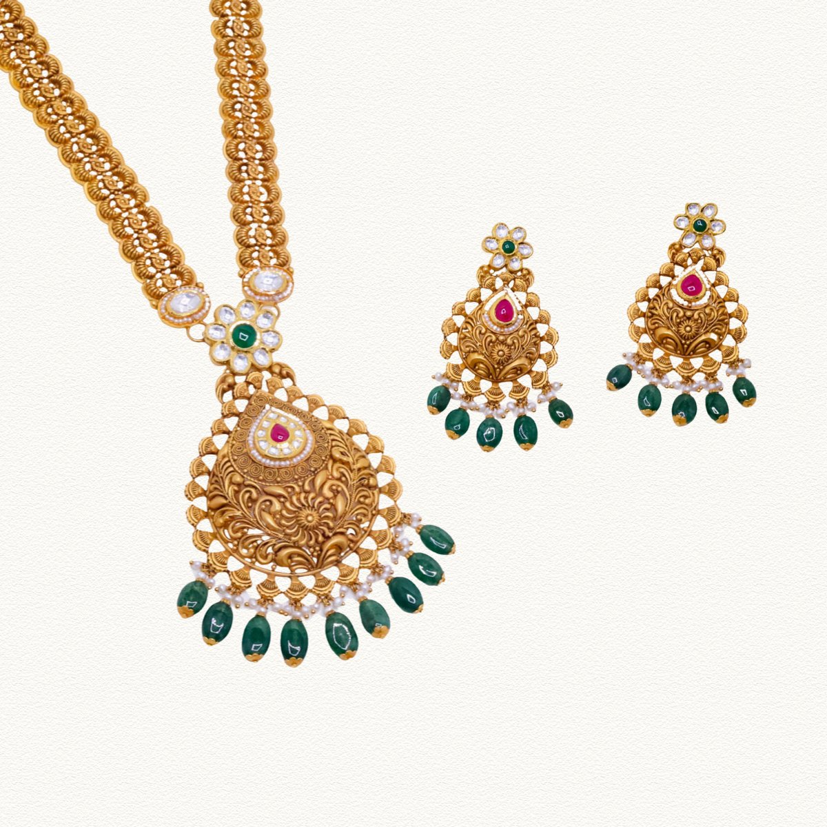 GOLD LONG HAR SET - LGH50282