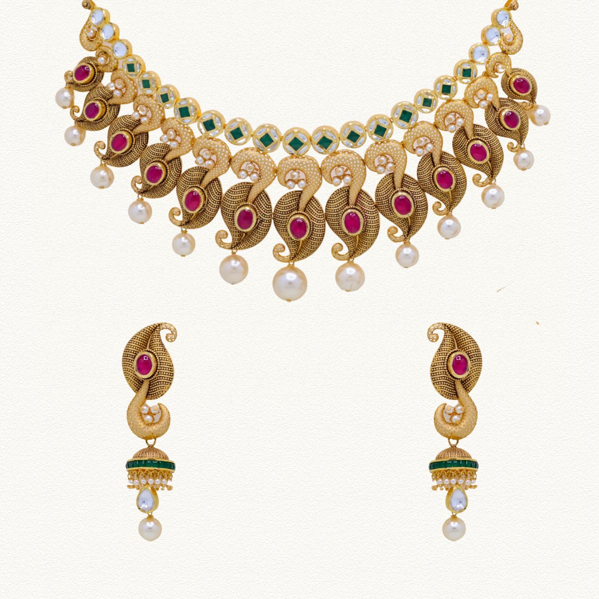 GOLD NECKLACE SET - NSS15050