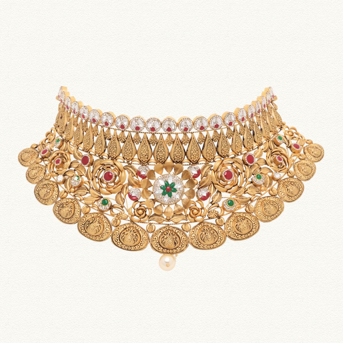 G  ANTIQUE CHOKKAR SET - NS15472