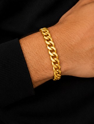 Golden Armour – 22K Gold Men’s Bracelet view 5