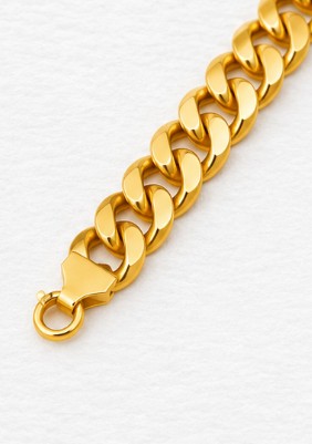 Golden Armour – 22K Gold Men’s Bracelet detail view