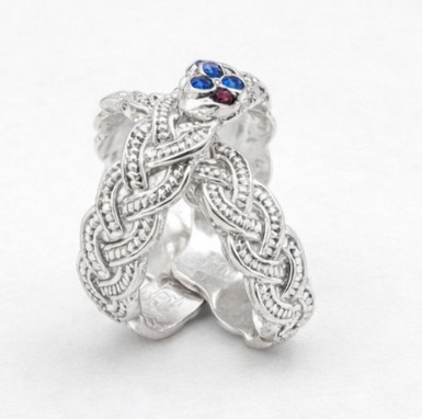 Peacock Braid 925 Sterling Silver Jodvi Toe Ring Pair for Women close-up view