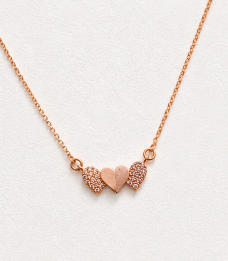 Heart’s Desire – Rose Gold Heart Necklace
