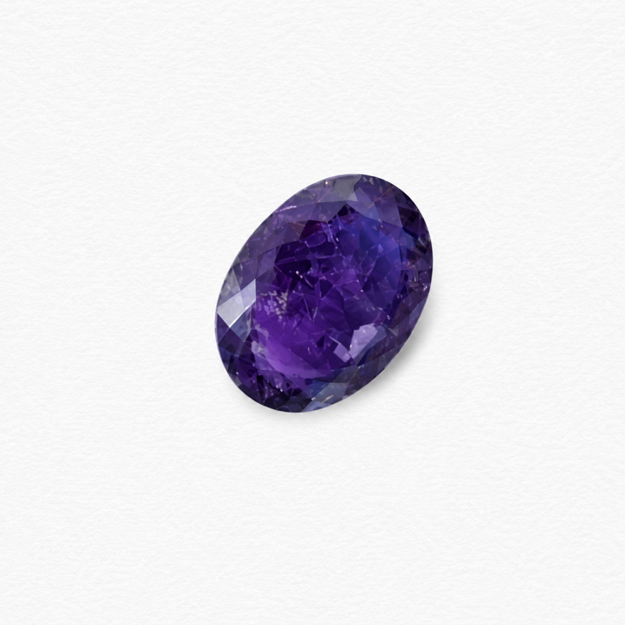 Mystic Purple 11.03 Carat Oval Amethyst (Katela) Gemstone