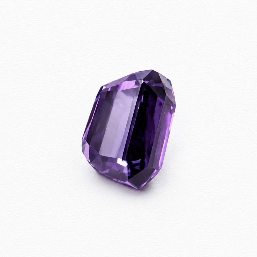 Purple Prism 5.00 Carat Emerald-Cut Amethyst (Katela) Gemstone