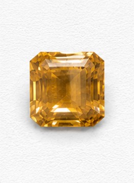 Golden Radiance 3.60 Carat Emerald-Cut Yellow Topaz (Sunela) Gemstone